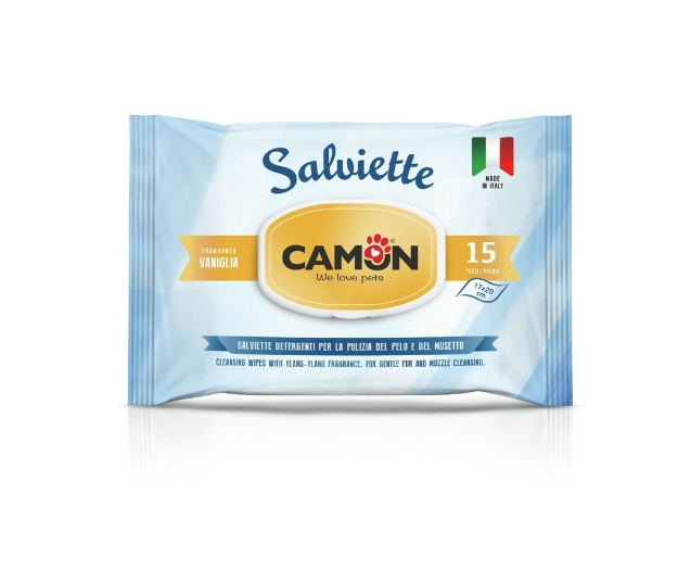 Picture of Camon Pocket Wipes Vanilla 15 Pc'S