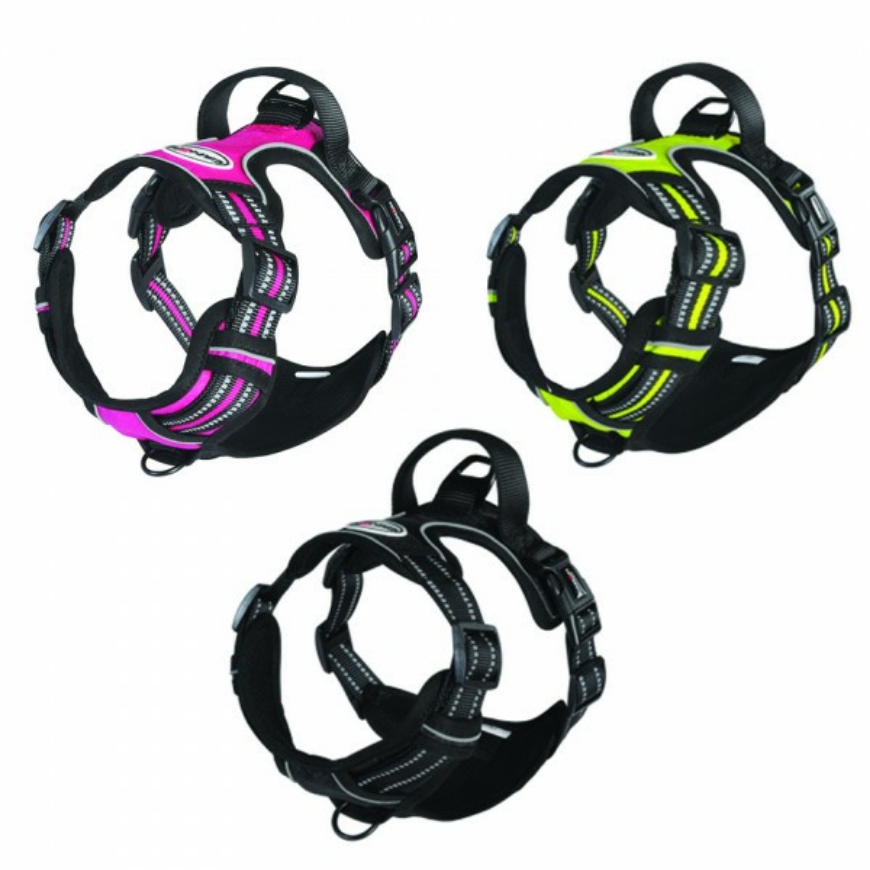 Picture of Camon Reflective Padded Harness Fuchsia L