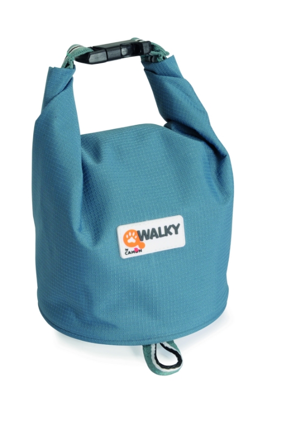 صورة حقيبة طعام الحيوانات الأليفة Camon Walky مقاس 15 × 30 سم مع وعاء سيليكون 350 مل