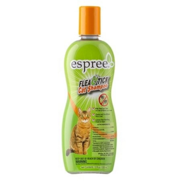 صورة Espree Flea And Tick Cat Shampoo 355 Ml 12 Oz Flea And Tick