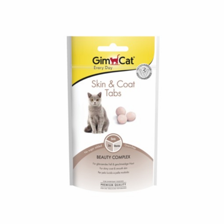 Picture of Gimcat Skin And Coat Tabs Biotin 40 g