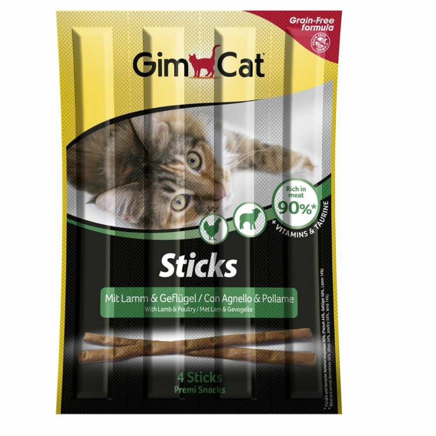 Picture of Gimcat Sticks lamb And Poultry 4 pc's