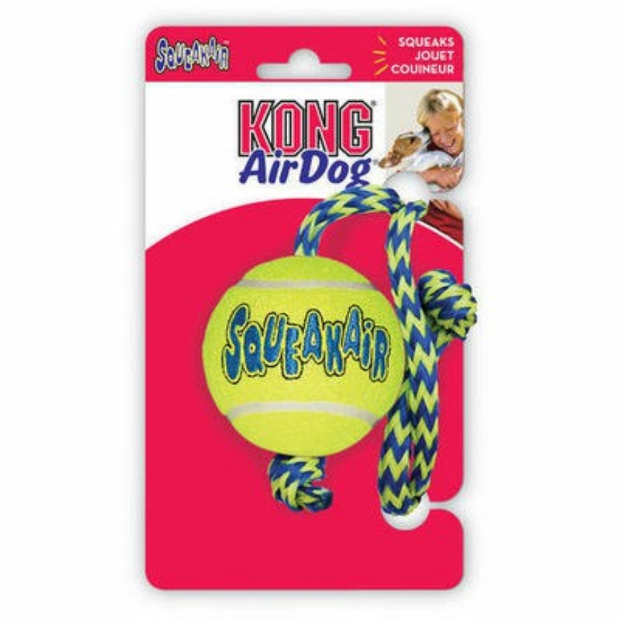 Picture of Kong Squeak air Ball W Rope