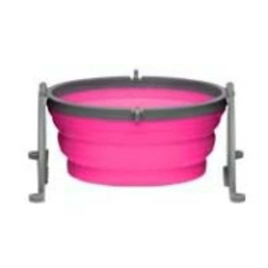 Picture of Loving Pet Bella Roma Travel Bowl Small Pink 