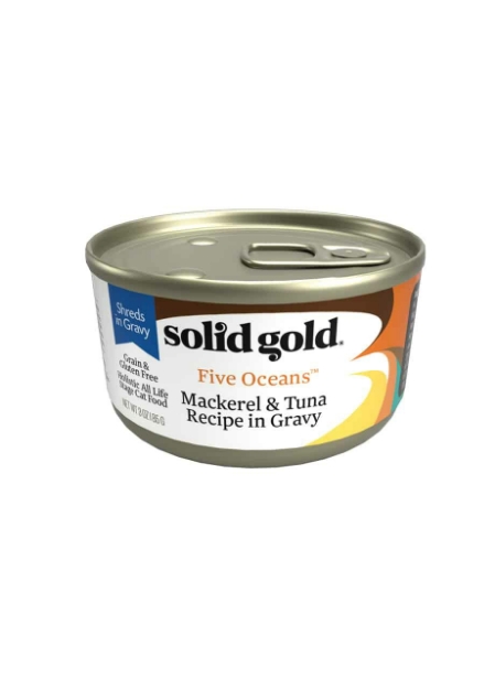 Picture of Solidgold Five Oceans Mackerel Engraving Can 85 G