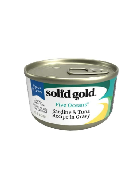صورة Solidgold Five Oceans Sardine Engraving Can 85 G 