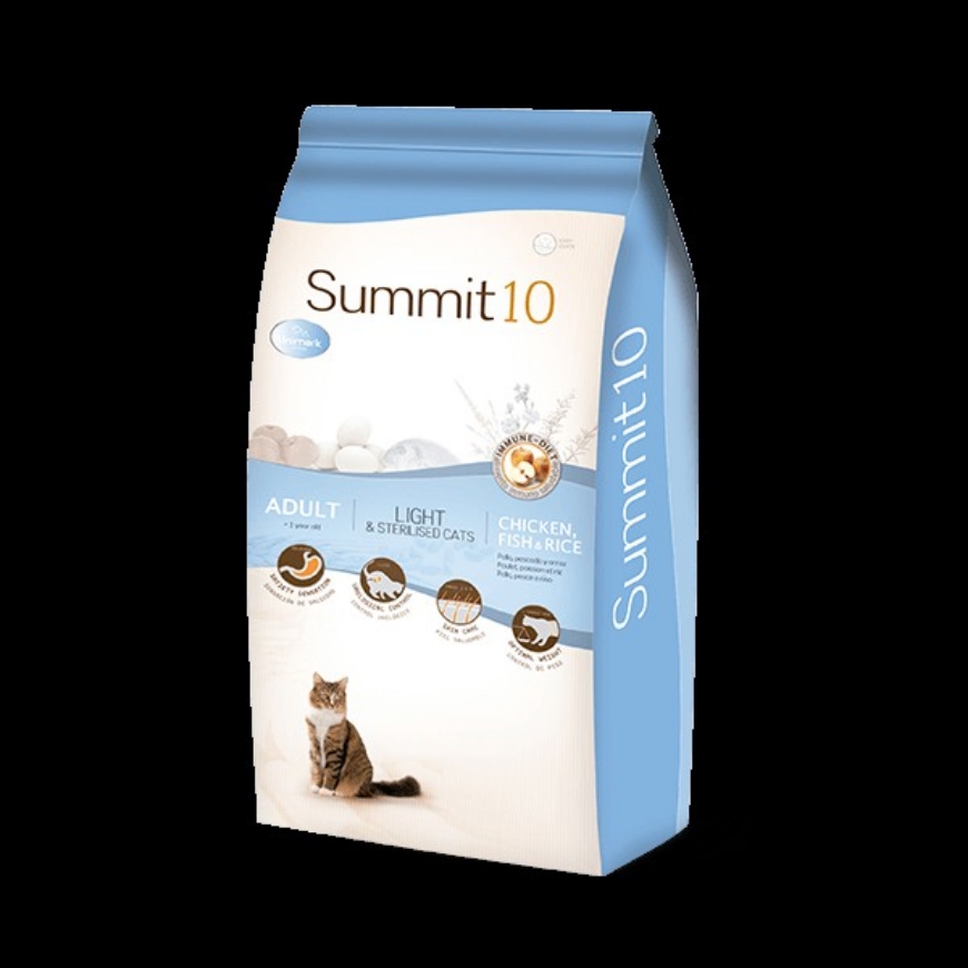 Picture of Summit 10 Cat Adult Light And Sterilized Cat'S Chicken Fish 1.5 Kg 