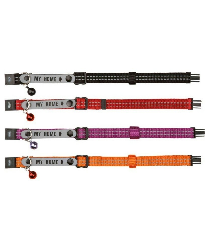 صورة Trixie Cat Collar With Address Tag Reflective Nylon 41576