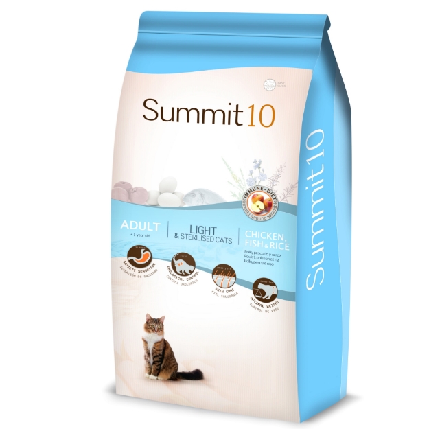 Picture of Summit 10 Cat Adult Light And Sterilized Cat'S Chicken Fish 