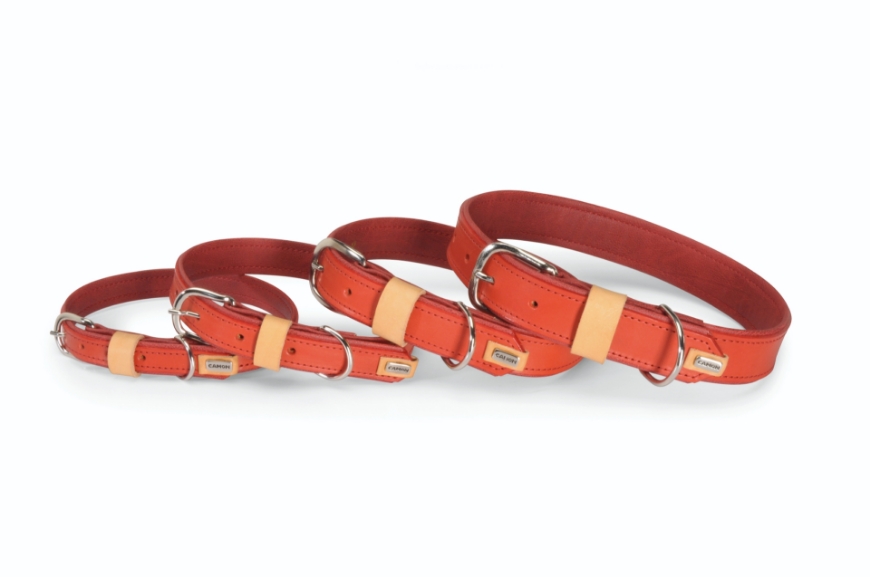 صورة Camon Leather Collar Red