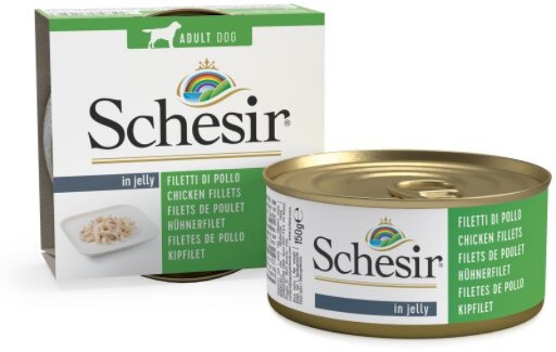 Picture of Schesir Dog Chicken Fillet In Jelly Can 150G