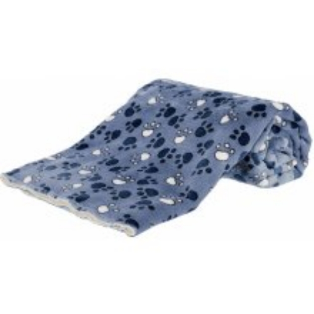 صورة Trixie  Tammy Blanket Soft Plush 100 × 70 Cm Blue-Beige