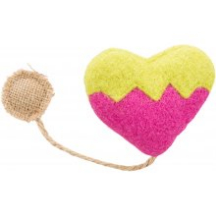 صورة Trixie  Heart Fabric Catnip 8 Cm-18 Cm