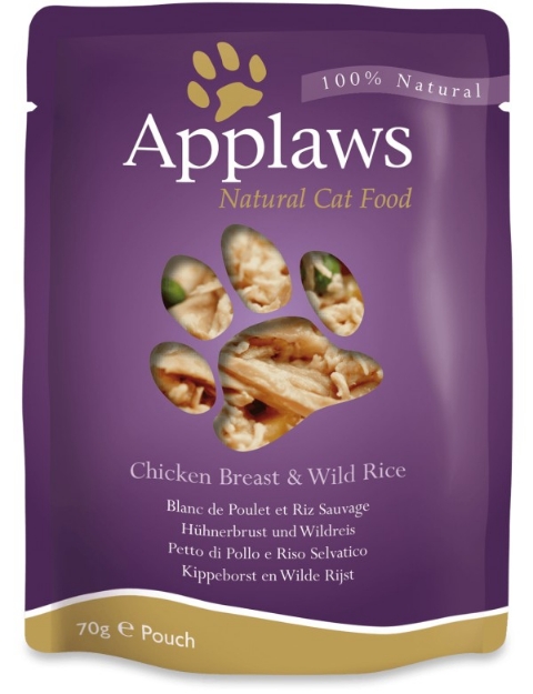 Picture of Applaws Cat Pouch Chicken Breast & Rice In Broth 70G
