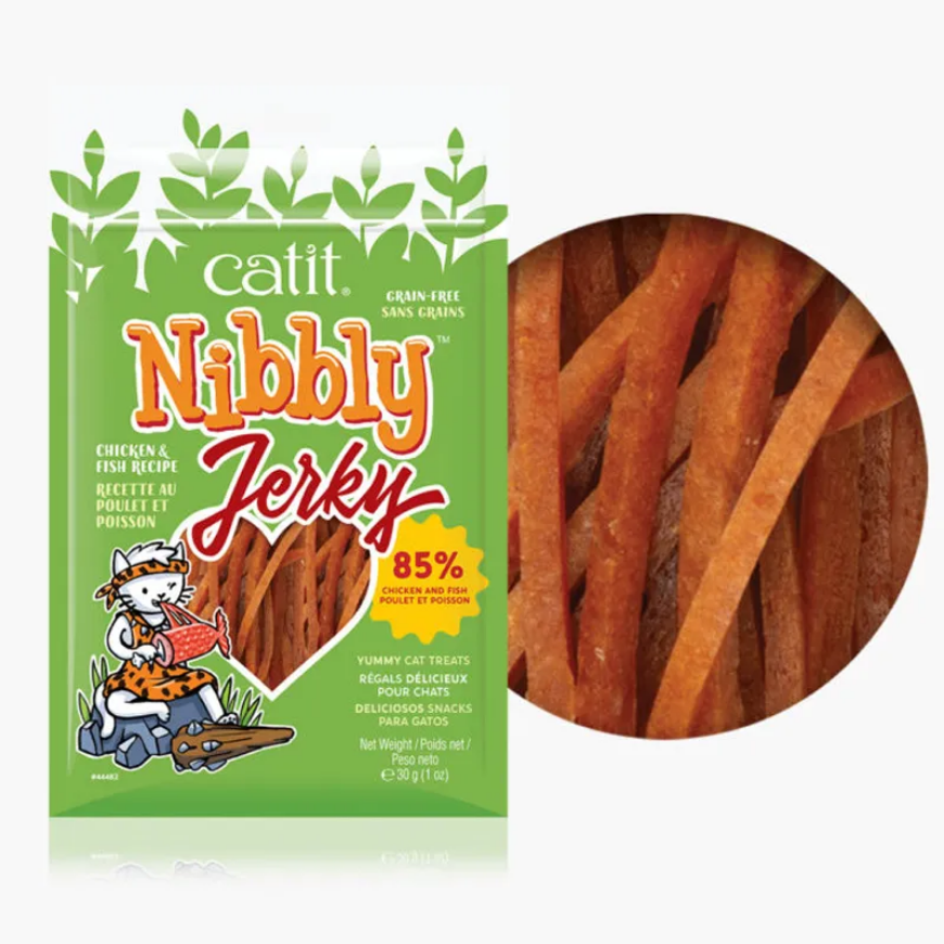 صورة Catit Nibbly Jerky Chicken And Fish 30G
