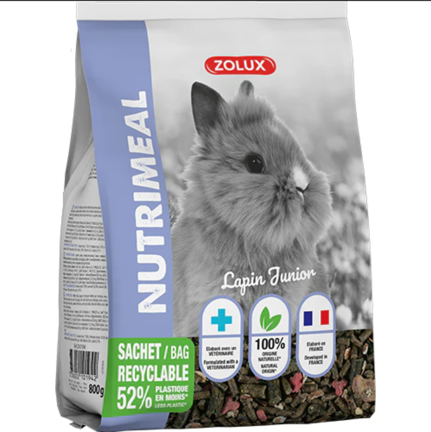 Picture of Zolux Nutrimeal3 Food For Rabbit Jr 800G
