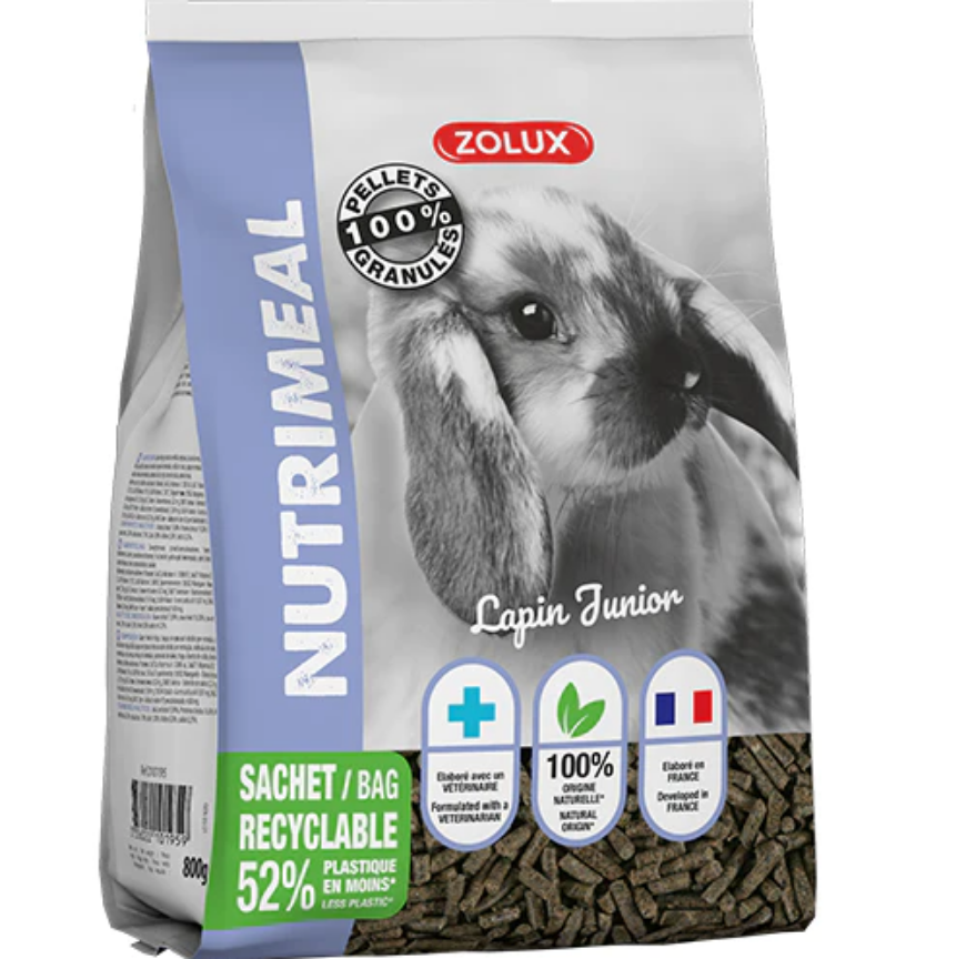 صورة Zolux Nutrimeal3 Pellets Food For Rabbit Jr 800G