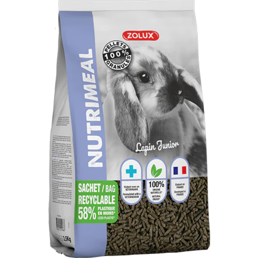 صورة Zolux Nutrimeal3 Pellets Food For Rabbit Jr 2.5Kg