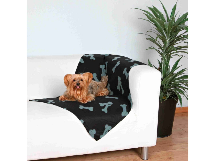 صورة Trixie Beany Blanket Fleece 100 Ã— 70 Cm Black