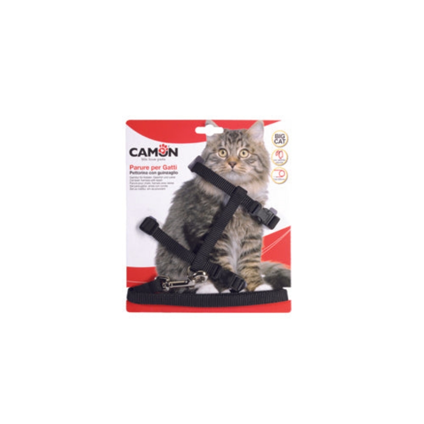 صورة Camon Harness And Leash -Bigcat-13Mm