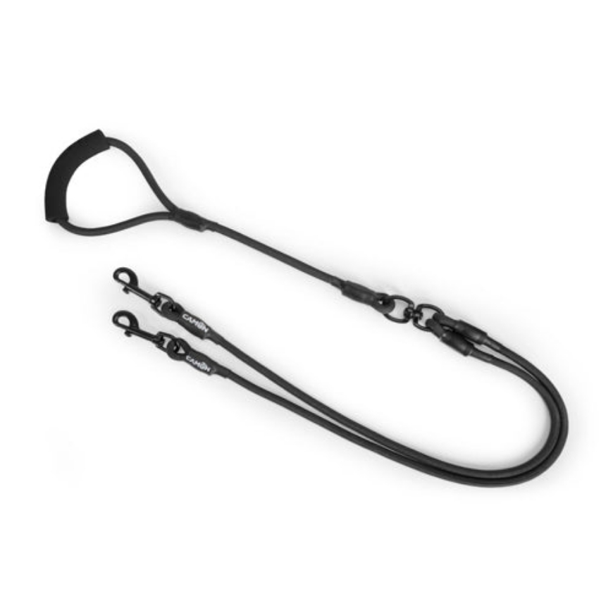 صورة Camon Double Leash - Diam.10Mm - 120 Cm -Black