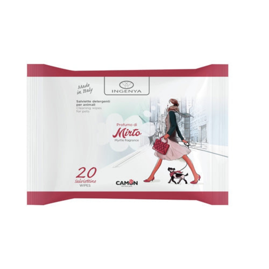Picture of Camon Cleansing Wipes 20Pcs With Myrtle Fragrance