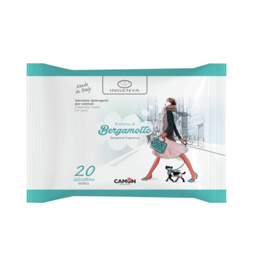 صورة Camon Cleansing Wipes 20Pcs With Bergamot Fragrance
