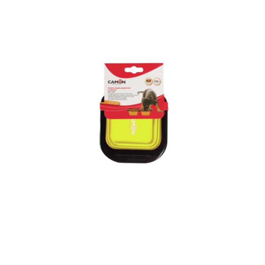 صورة Camon Folding Square And Silicon Double Bowl - S - 2X350Ml