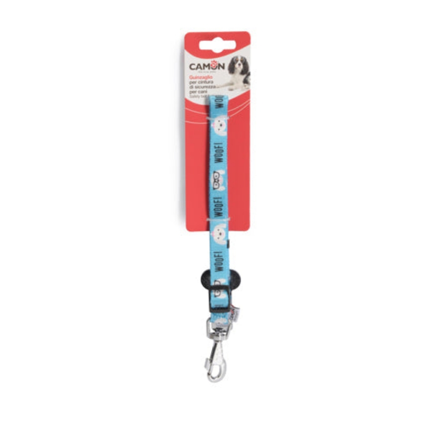 صورة Camon Adjust. Safety Leash In Printed Polyester -15Mm