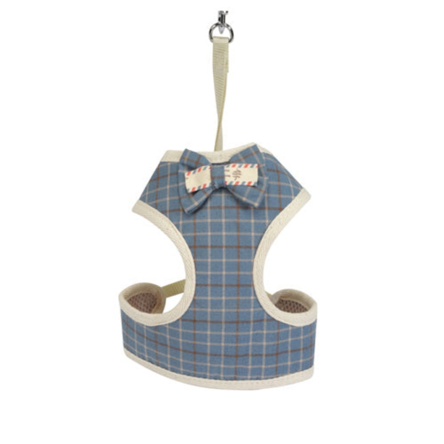 صورة Camon-Harn-With-Bow-And-Leash-10X1200Mm-Lt-Blue-Xs