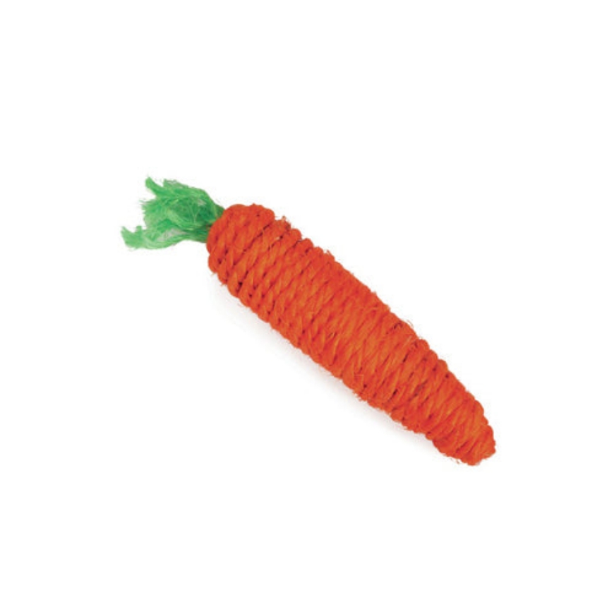 صورة Camon Small Pet Toy - Sisal Carrot 14Cm