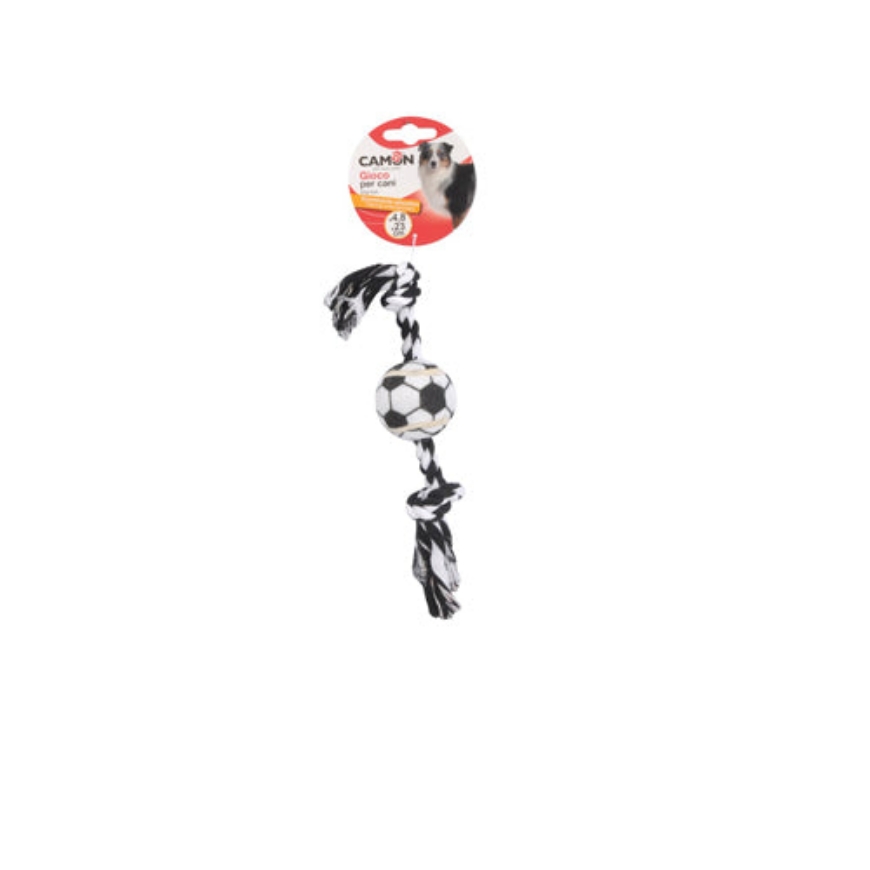 صورة Camon Tennis Ball 48Mm Basket/Baseball/Football+Rope 23Cm