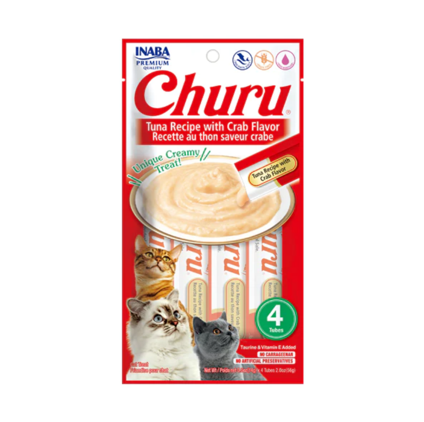 صورة Inaba Churu Tuna With Crab 4X14G