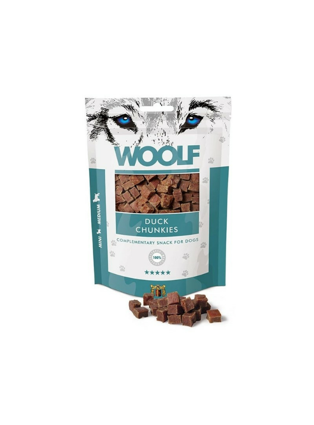 صورة Woolfsnacks Duck Chunkies Dog And Cat Treat 