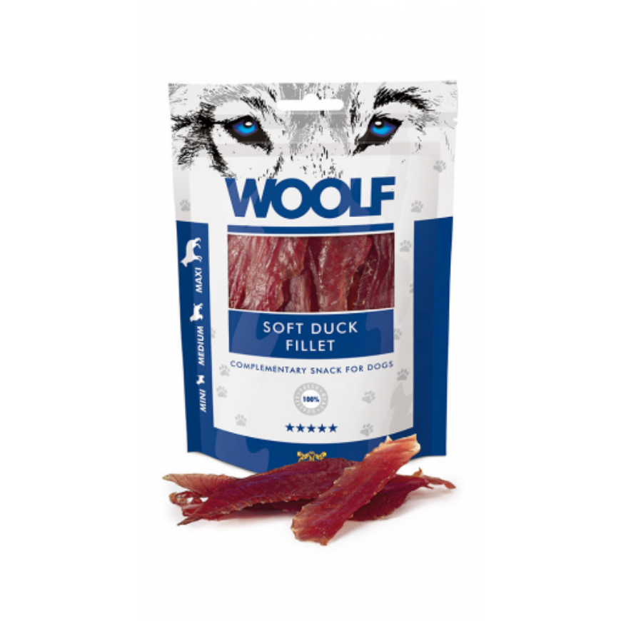 صورة Woolf Soft Duck Jerky Fillet