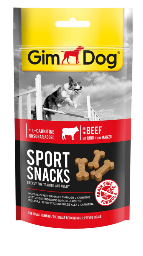 صورة Gimdog Sports Snacks For Dogs, Beef
