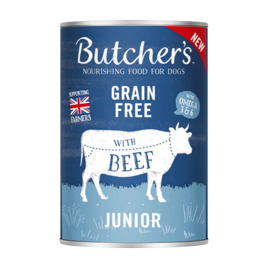 Picture of Butcher'S Original Junior Beef Pieces In Jelly Wet Food For Small Dogs 