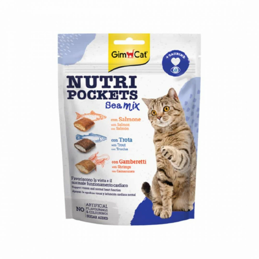 صورة Gimcat Crispy Cat Treat With Salmon And Shrimp Flavor