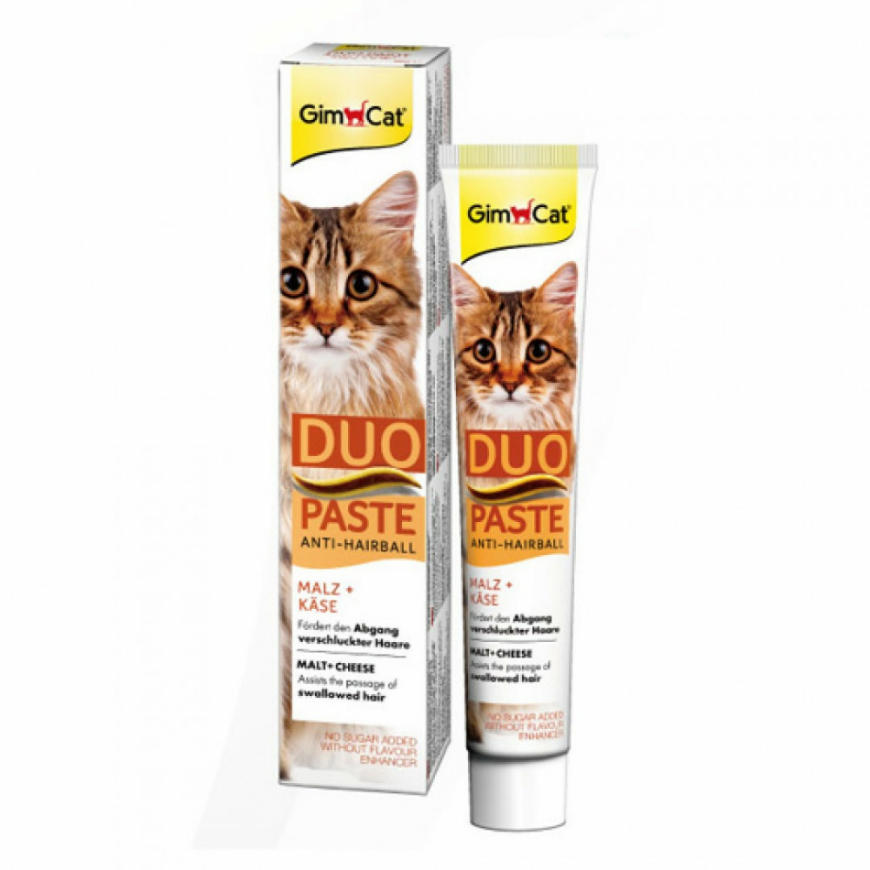 صورة Gimcat Anti-Hairball Duo Paste Cheese