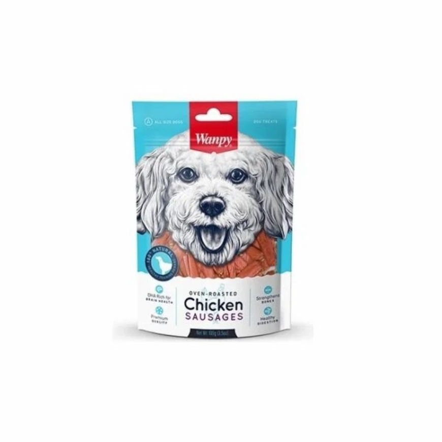 صورة Wanpy Chicken Sausage for Dogs 100G