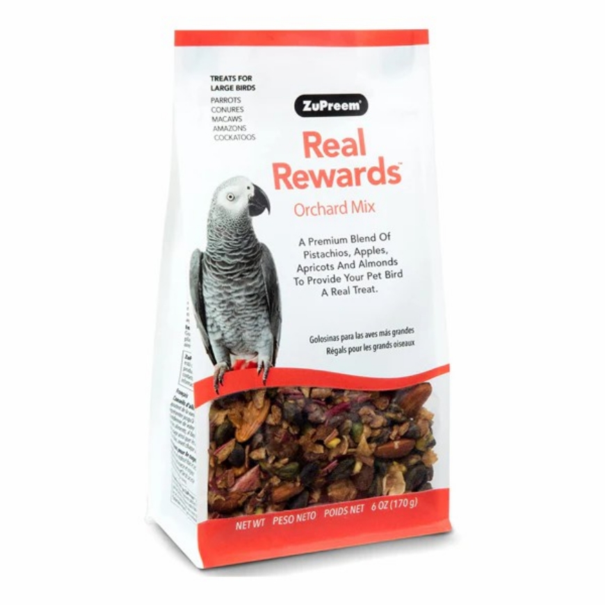 صورة Zupreem Real Reward orchard Mix for Large Birds 170g