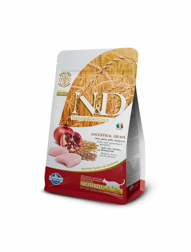 صورة Farmina N&D Chicken-Pomegrante Neutered Cat 1.5 Kg