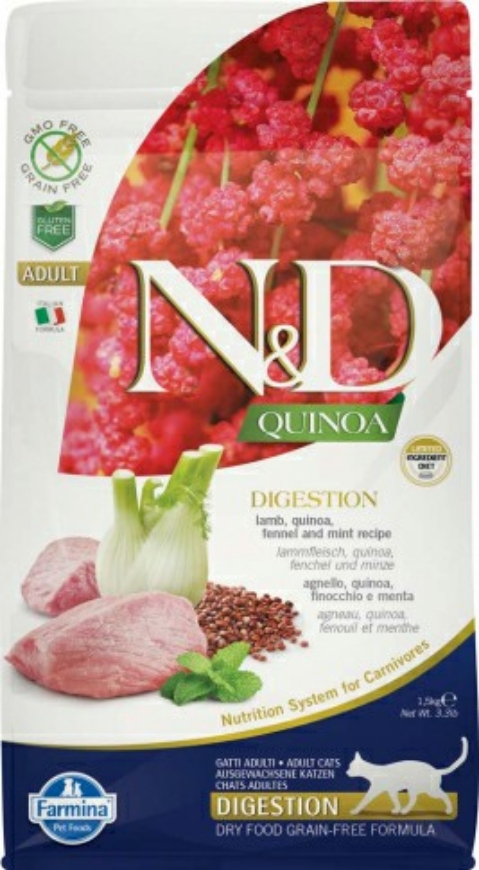 صورة Farmina N&D Quinoa Cat Digestion Lamb 1.5 Kg