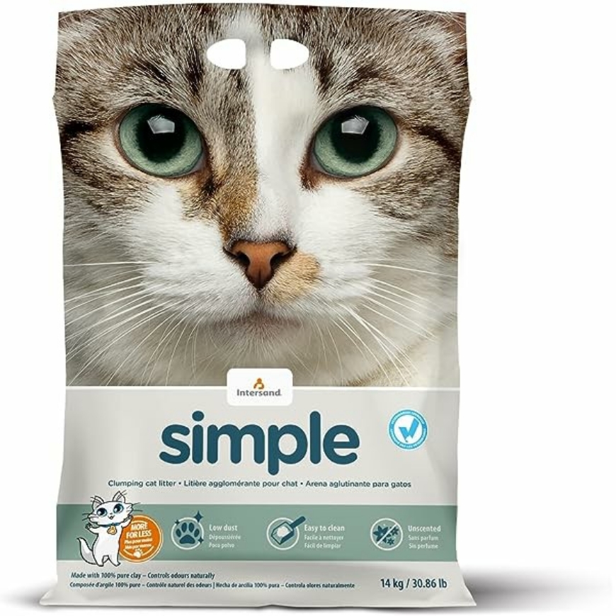 Picture of Simple Lock unscented cat litter 14 kg