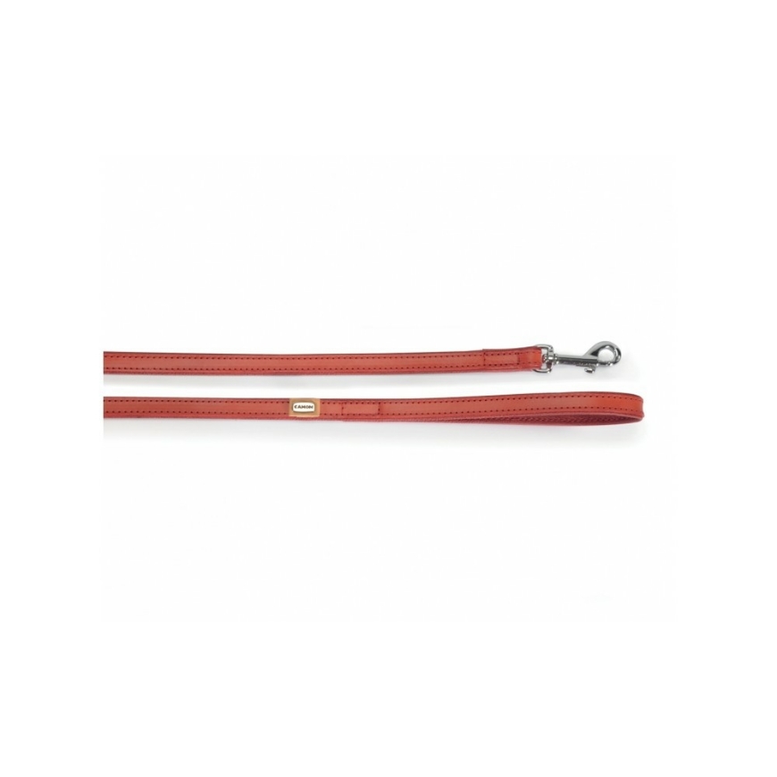Picture of Camon Leather Leash With Synthetic Lining Red 20X1000 Mm