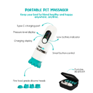 صورة PawzUp Portable Pet Massager - Green