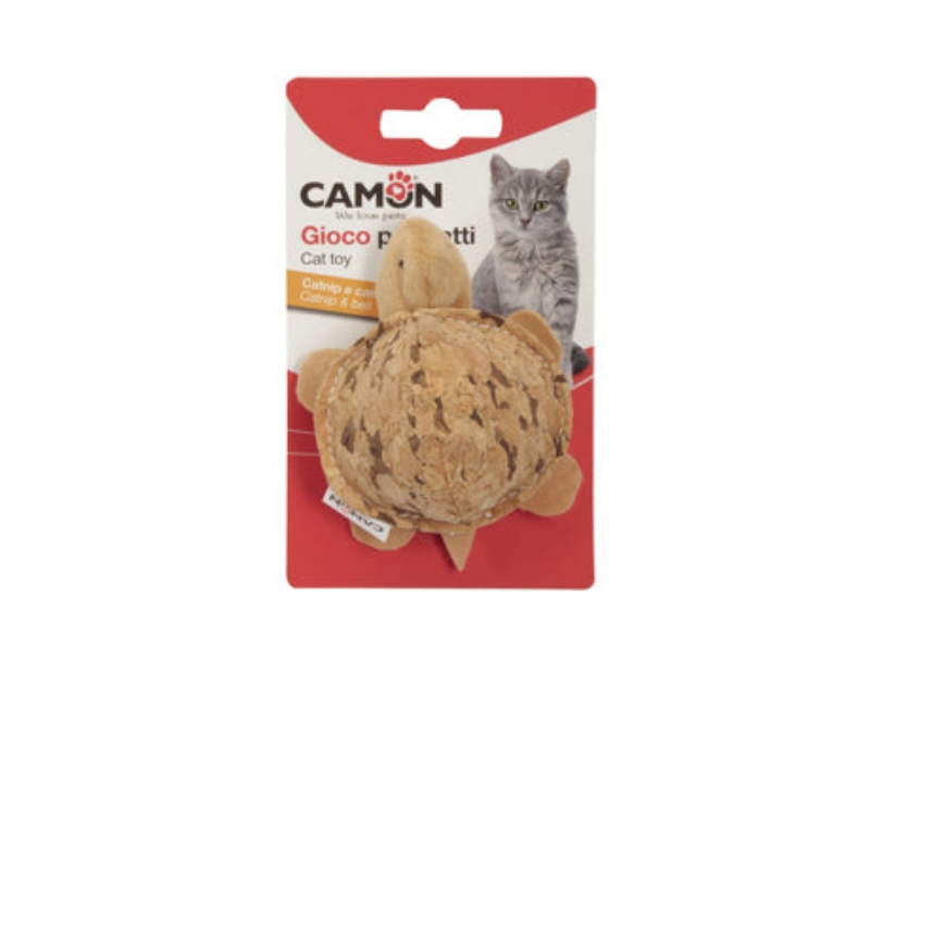 Picture of Camon Cat Toy - Turtle & Dog With Bell