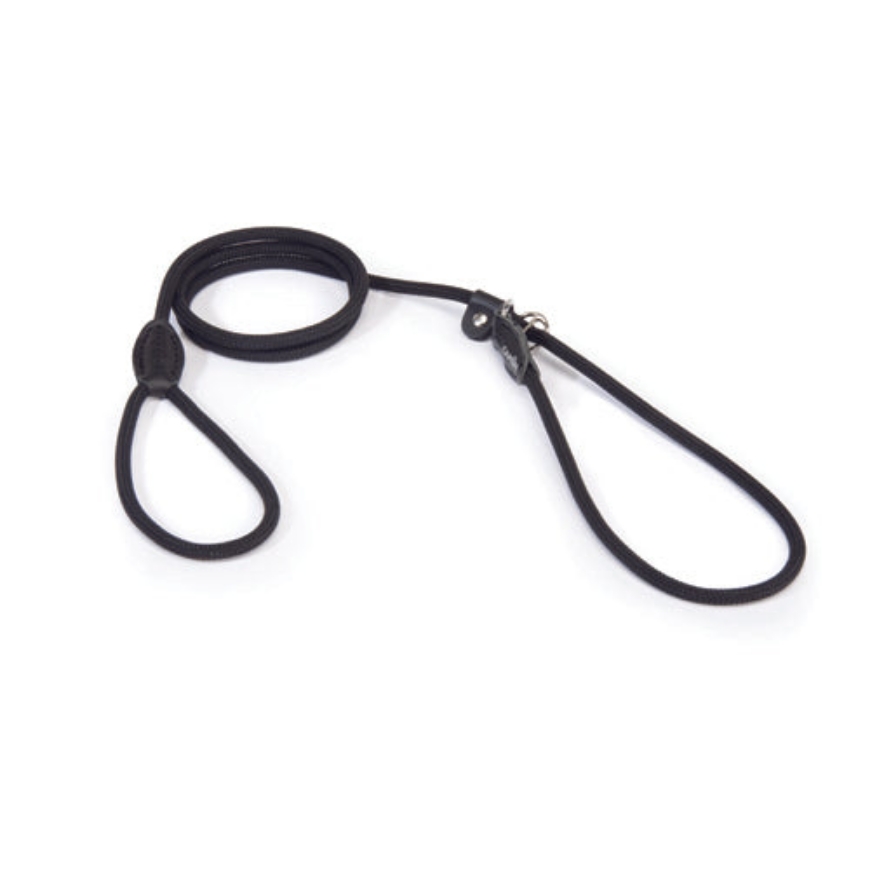 Picture of Camon Nylon Rope Choke Leash - Black -8X1750Mm