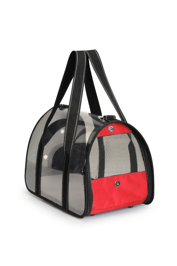 Picture of Camon Pet Carrier With Transparent Cover 48X29X29 Cm Red Or Blue