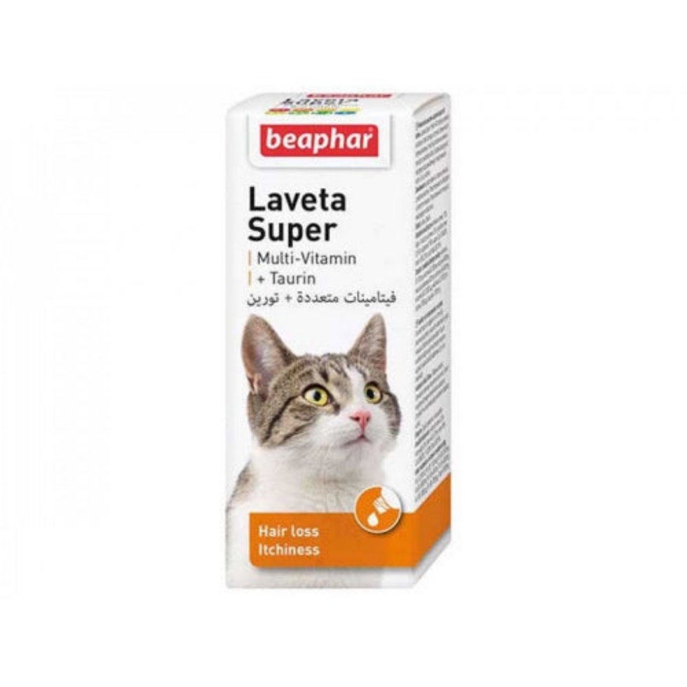 Picture of Beaphar Multivit + Taurine Laveta Super Cat 50Ml